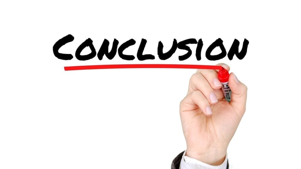 conclusion text